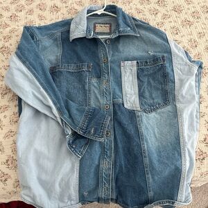 Mountain roads free people button up